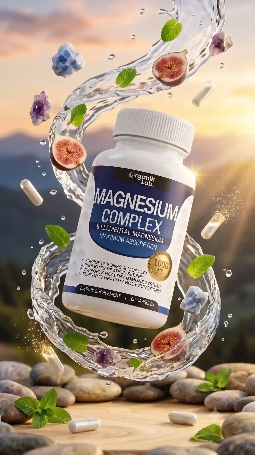 Organik Lab® Magnesium Complex vista 5